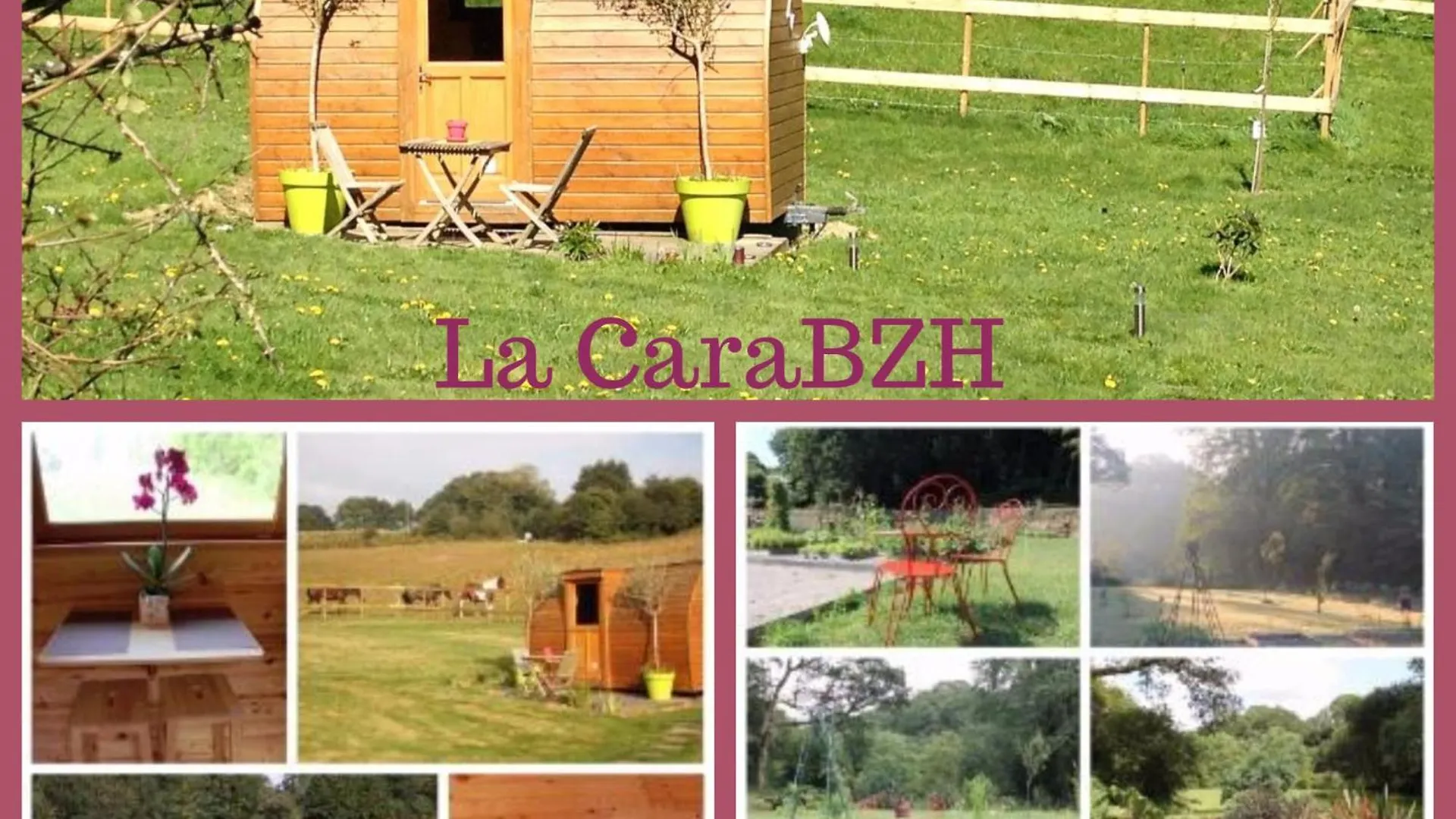 Кемпинг Отель Carabzh, La Petite Roulotte Unique ! Guimiliau